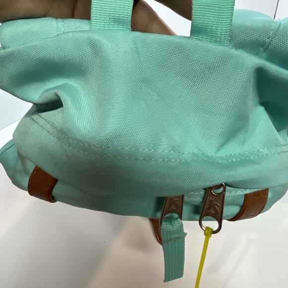 Jansport Backpack Bag Pouch Flip Top Teal , Turquoise, Aqua - Picture 9 of 11